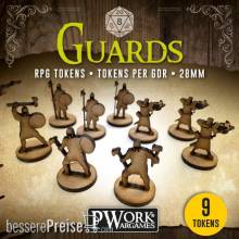 PWork Wargames RPGT0130MDF - RPG TOKENS Guards