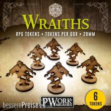 PWork Wargames RPGT0210MDF - RPG TOKENS Wraiths