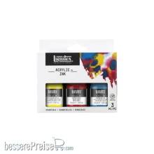 Liquitex 3699238 - Liquitex Ink 3 x Essentielle Farben