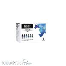 Liquitex 3699375 - Liquitex Ink Set Wassertöne 6x
