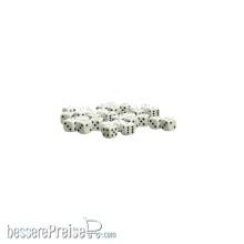 Warlord Games 999710004 - Spot Dice 10mm - White D6 (30)
