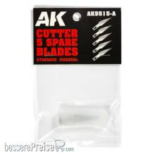 AK-Interactive AK9515-A - Standard Diagonal (5 Spare Blades)