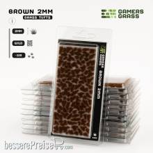 Gamers Grass GG2-B - Brown 2mm Tufts