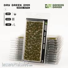 Gamers Grass GG2-DGR - Dry Green 2mm Tufts