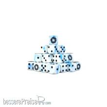 Baron of Dice FAN-OGR-03-SQ - Fanged Maw White Ice Dice
