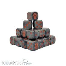 Baron of Dice SCI-XEN-NEC-02-RD - Orange Coffin Dice