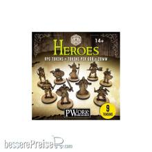 PWork Wargames RPGT0290MDF - RPG TOKENS Heroes