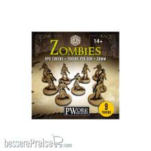 PWork Wargames RPGT0310MDF - RPG TOKENS Zombies
