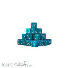Baron of Dice CHAOS-AL-03-SQ - Shadow Vipers Blue Square 16mm