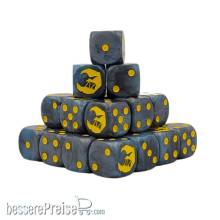 Baron of Dice FAN-GITZ-01-RD - Black Moon Round 16mm