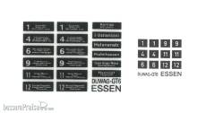 Halling DEC-GT6-E49 - Decals für GT6 Essen, beige, Nr. 1649