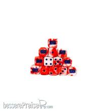 Baron of Dice WW-03-RD - British - Flag Round 16mm