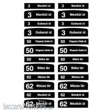 Halling DEC-TW6-BKV - Decals für TW6000 Budapest, 1. Version