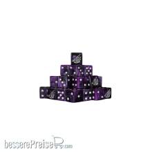 Baron of Dice LSOLE-031-SQ - Black Ships Dice 16mm SQ
