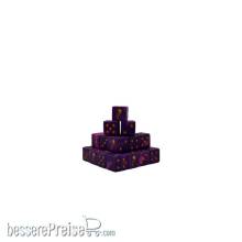 Baron of Dice LSOLE-040-SQ - Black Serpent Dice 16mm SQ