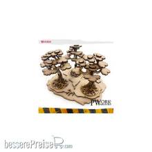 PWork Wargames TS00710MDF - MDF Terrain Woods