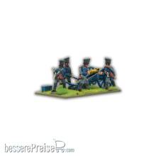 Warlord Games 305001832 - Napoleonic Prussian Foot Artillery with 7 or 10 Inch Howitzer (18