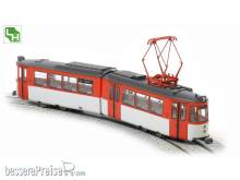 Halling GT4-HAL-M-H0M - GT4 Halle, Rot/Grau, mit Antrieb, H0m