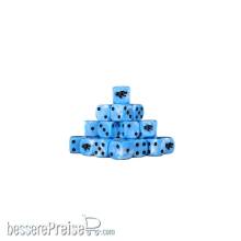Baron of Dice SCI-IMP-WOLF-02-RD - Frost Wolf Dice 16 Rd