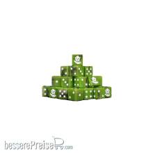 Baron of Dice SCI-XEN-ORC-02-SQ - Orc OG White Dice 16 Sq