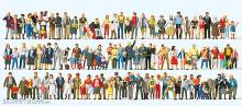 Preiser 13002 - 1:87 Superset 3: Auf Strassen und Plätzen, 100 exclusiv bemalte Figuren