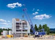 Kibri 13035 - Spur H0 LIEBHERR 883 mit Ballast und Kranhaken HochTief