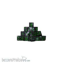 Baron of Dice SCI-XEN-NEC-05-SQ - Green Coffin Dice 16mm sq