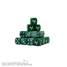 Baron of Dice SCI-XEN-ELD-03-RD - White Reincarnate Dice Round 16mm
