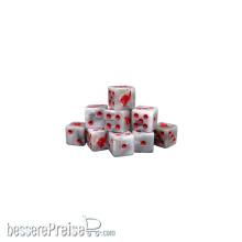 Baron of Dice SCI-XEN-TU-03-SQ - Robot Helm White Dice Square 16mm