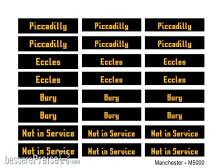 Halling DEC-KK5-MAN - Decals für Manchester Metrolink M5000