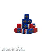 Baron of Dice WW-02-RD - France Dice 16mm Round (25 Stück)