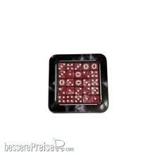 Baron of Dice CHAOS-WE-02-MM - Carnage 3 Dark Red Dice 16mm rd