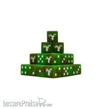 Baron of Dice FAN-SYL-05-SQ - Forest Stag Green