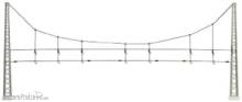 Sommerfeldt 132 - Quertragwerk komplett mit Masten 480 mm Bausatz (1 Stück) {# 132}