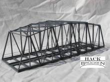 Hack Brücken 13200 - Bogenbrücke 30 cm 2-gleisig , grau - Typ B30-2