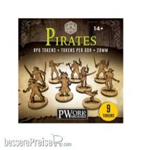 PWork Wargames RPGT0340MDF - RPG TOKENS Pirates