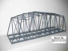 Hack Brücken 13300 - Bogenbrücke 40 cm 2-gleisig, grau - Typ B42-2