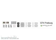 Halling DEC-S00-FRE - Decals für neutrale GT4 Variante Freiburg