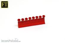 Halling M-311-RT - 8 Stk. Plastikkübel, Rot