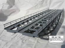 Hack Brücken 13400 - Fischbauchbr. 48,5 cm 2-gleisig, grau - Typ B48-2