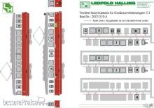 Halling WC1-FEN-TW - Fenstersatz C1 Triebwagen