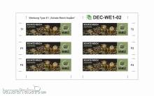 Halling DEC-WE1-02 - Decals für Wiener E1 Modelle ´Schatz-Reich´