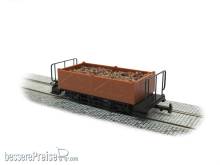 Halling OLD-GW3 - Güterwagen, Braun mit schwarzem Fahrwerk