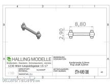 Halling ETH-KWE-088 - Kardanwelle 8,8mm