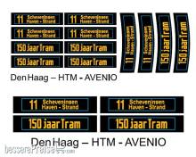 Halling DEC-AVN-DH1 - Decals für Den Haag Avenio Nr. 5001 M/S