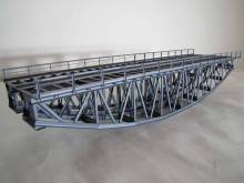 Hack Brücken 13670 - Fischbauchbrücke 50cm, 2-gleisig grau - Typ BF50-2