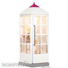 Viessmann 1372 - H0 Telefonzelle Telekom geschlossen mit LED-Beleuchtung