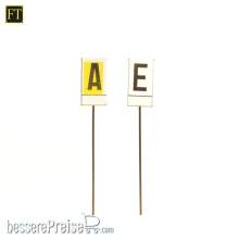 Halling M-602-FM - ´A´ und ´E´ Schild, auf Steher