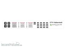 Halling DEC-S00-HAB - Decals für neutrale GT4 Variante Halberstadt