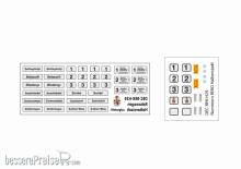 Halling DEC-REK-H29 - Decals für Reko-Triebwagen Halberstadt